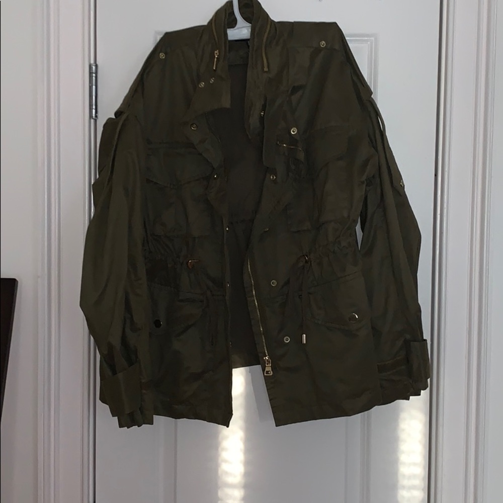 H&M Olive green utility jacket
